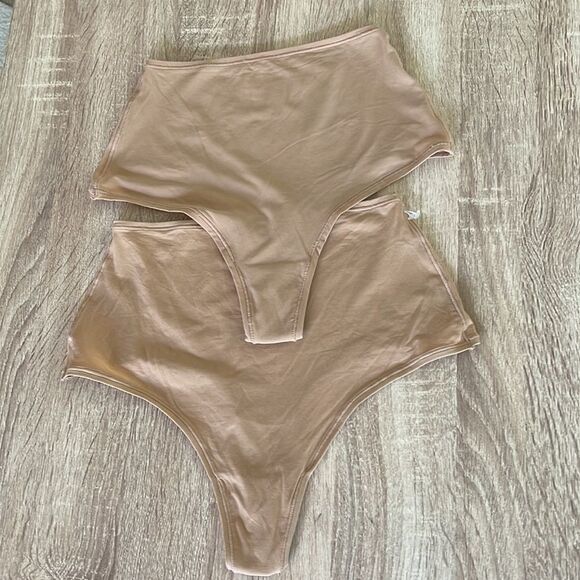 (2) NEW skims panties bundle cream L,M - Picture 3 of 11